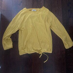 Small, yellow, casual shirt, Ricki's